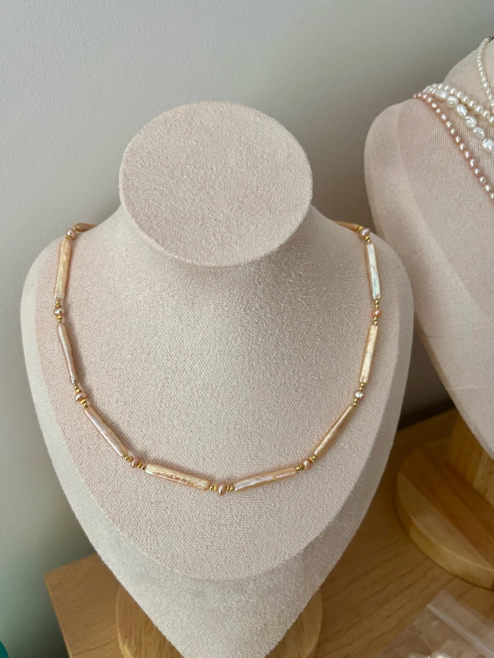 Baroque Bar Pearl Necklace